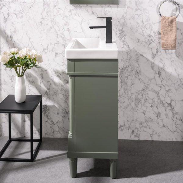 Legion Furniture 18" Pewter Green Sink Vanity - WLF9218-PG