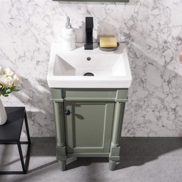 Legion Furniture 18" Pewter Green Sink Vanity - WLF9218-PG