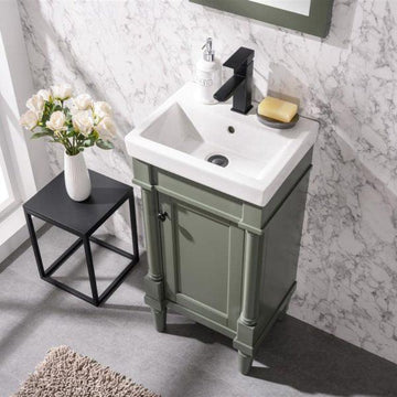 Legion Furniture 18" Pewter Green Sink Vanity - WLF9218-PG