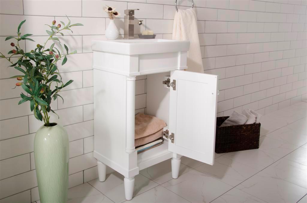 Legion Furniture 18" White Sink Vanity - WLF9218-W