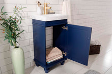 Load image into Gallery viewer, Legion Furniture 18&quot; Blue Sink Vanity - WLF9318-B