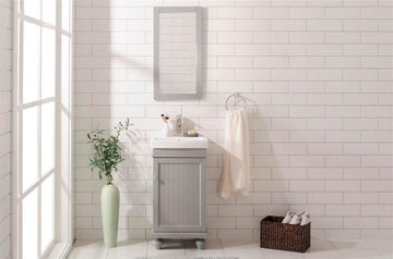 Legion Furniture 18" Gray Sink Vanity - WLF9318-G