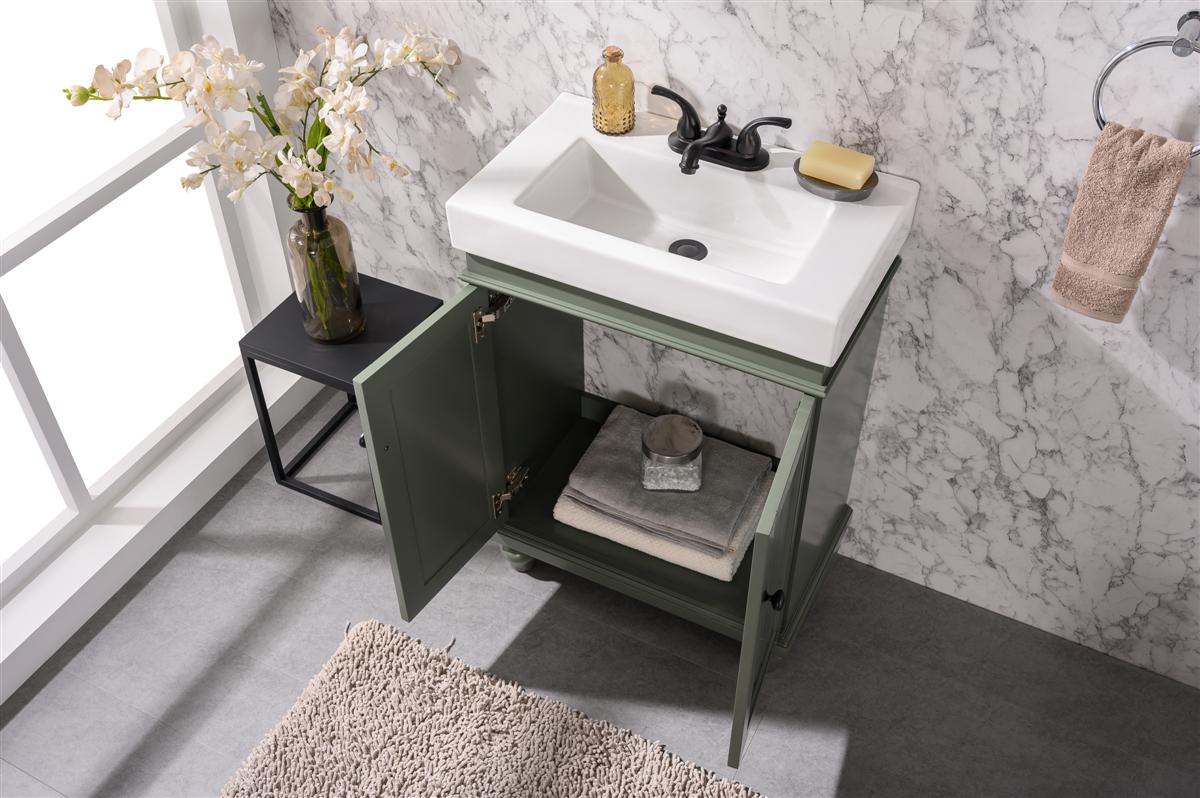 Legion Furniture 24" Pewter Green Sink Vanity - WLF9324-PG