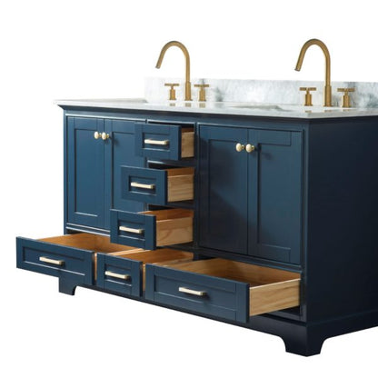 Legion Furniture 60" Solid Wood Sink Vanity Without Faucet - WS3360-B