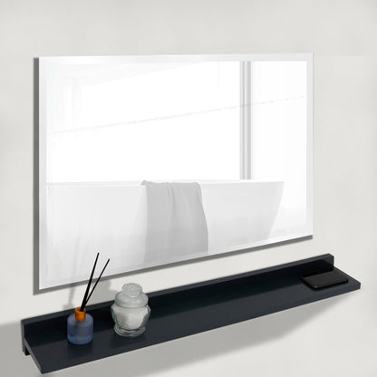 Wireless Charging Shelf and Frameless Mirror Set, size 24", 30", or 35"