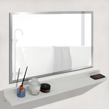 Load image into Gallery viewer, WS35-WH-315 White Wireless Charging Shelf and Frameless Mirror Set, 35&quot;