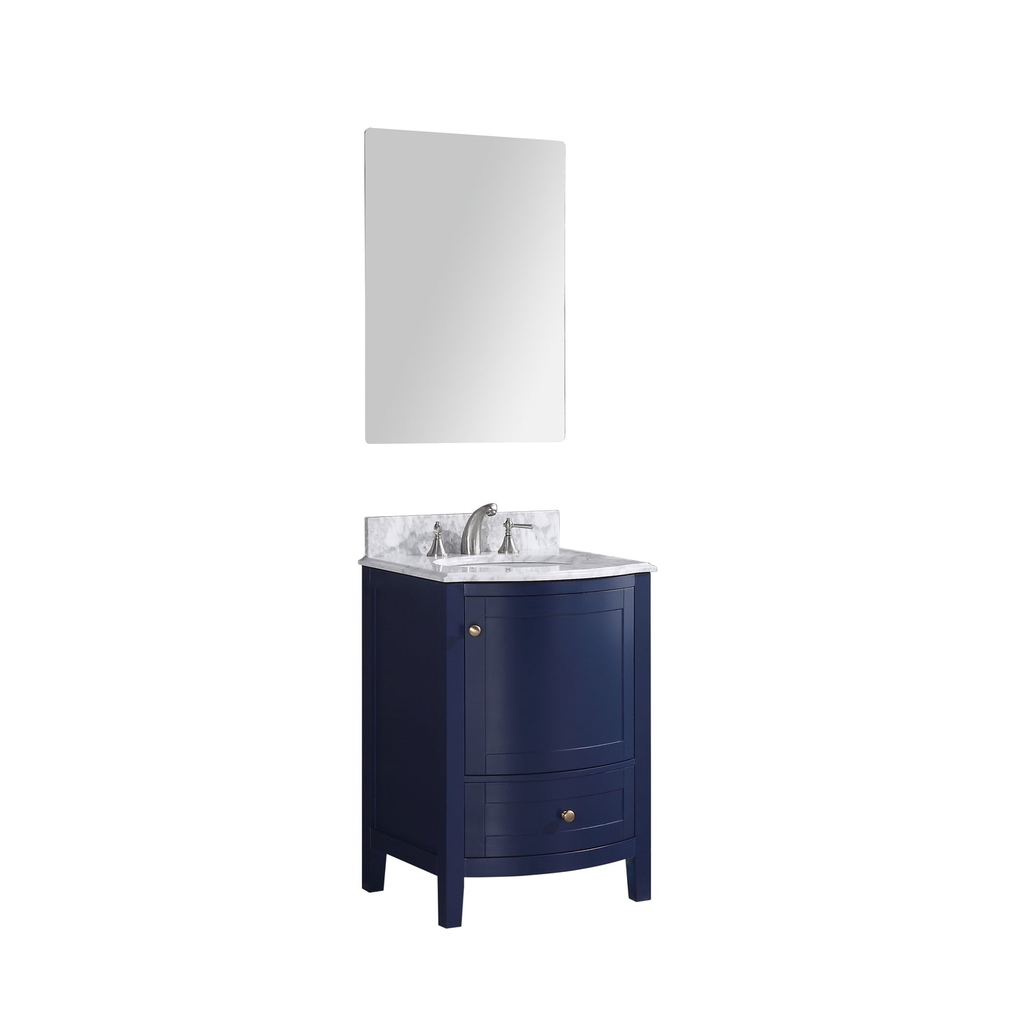 Legion Furniture 24" Blue Bathroom Vanity Without Mirror - Pvc - WT9309-24-B-PVC