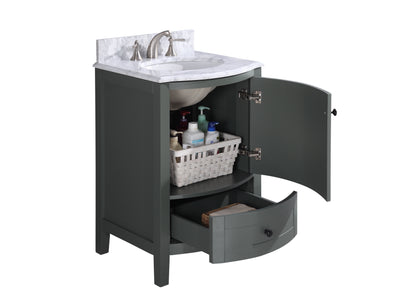 Legion Furniture 24" Pewter Green Bathroom Vanity - Pvc - WT9309-24-PG-PVC