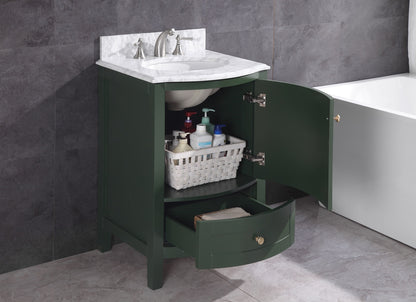 Legion Furniture 24" Vogue Green Bathroom Vanity - Pvc - WT9309-24-VG-PVC