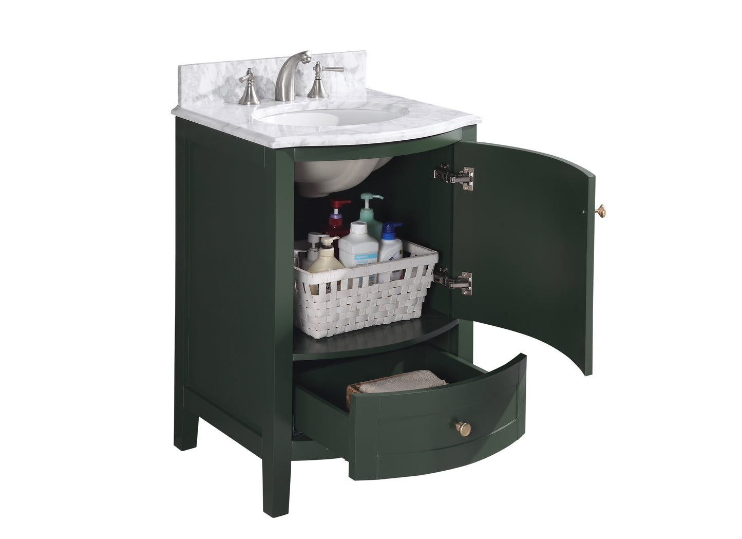 Legion Furniture 24" Vogue Green Bathroom Vanity - Pvc - WT9309-24-VG-PVC