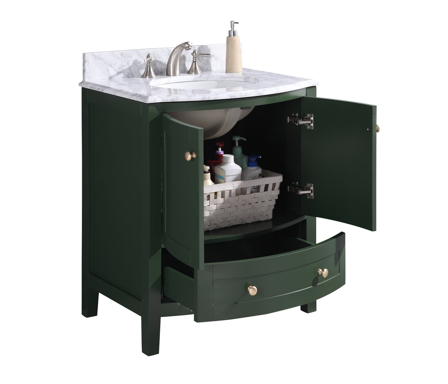 Legion Furniture 30" Vogue Green Bathroom Vanity - Pvc - WT9309-30-VG-PVC