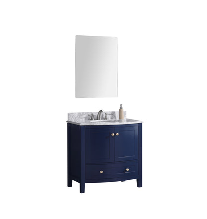 Legion Furniture 36" Blue Bathroom Vanity-Pvc - WT9309-36-W-PVC