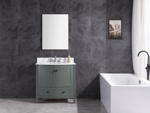Load image into Gallery viewer, Legion Furniture 36&quot; Pewter Green Bathroom Vanity - Pvc - WT9309-36-PG-PVC