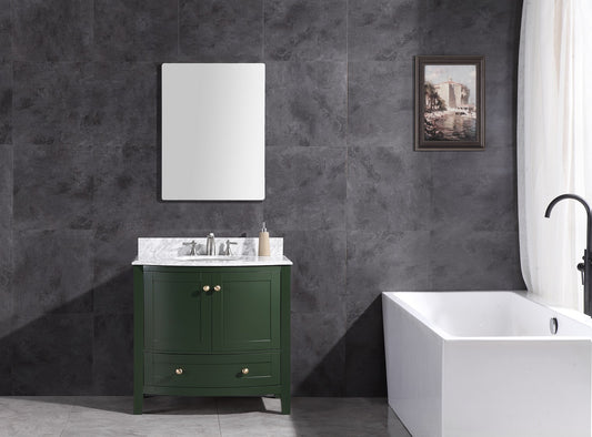 Legion Furniture 36" Vogue Green Bathroom Vanity - Pvc - WT9309-36-VG-PVC