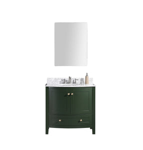 Legion Furniture 36" Vogue Green Bathroom Vanity - Pvc - WT9309-36-VG-PVC