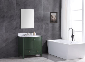 Legion Furniture 36" Vogue Green Bathroom Vanity - Pvc - WT9309-36-VG-PVC