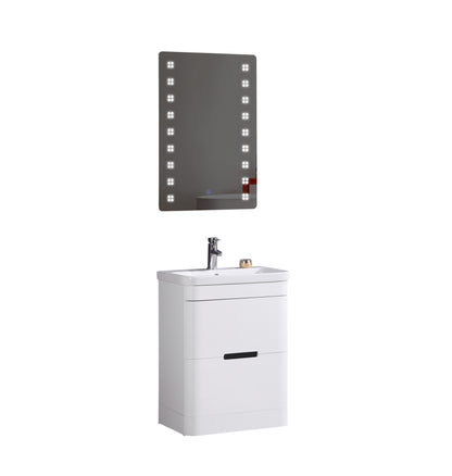 Legion Furniture 24" Bathroom Vanity with Led Mirror- Pvc -