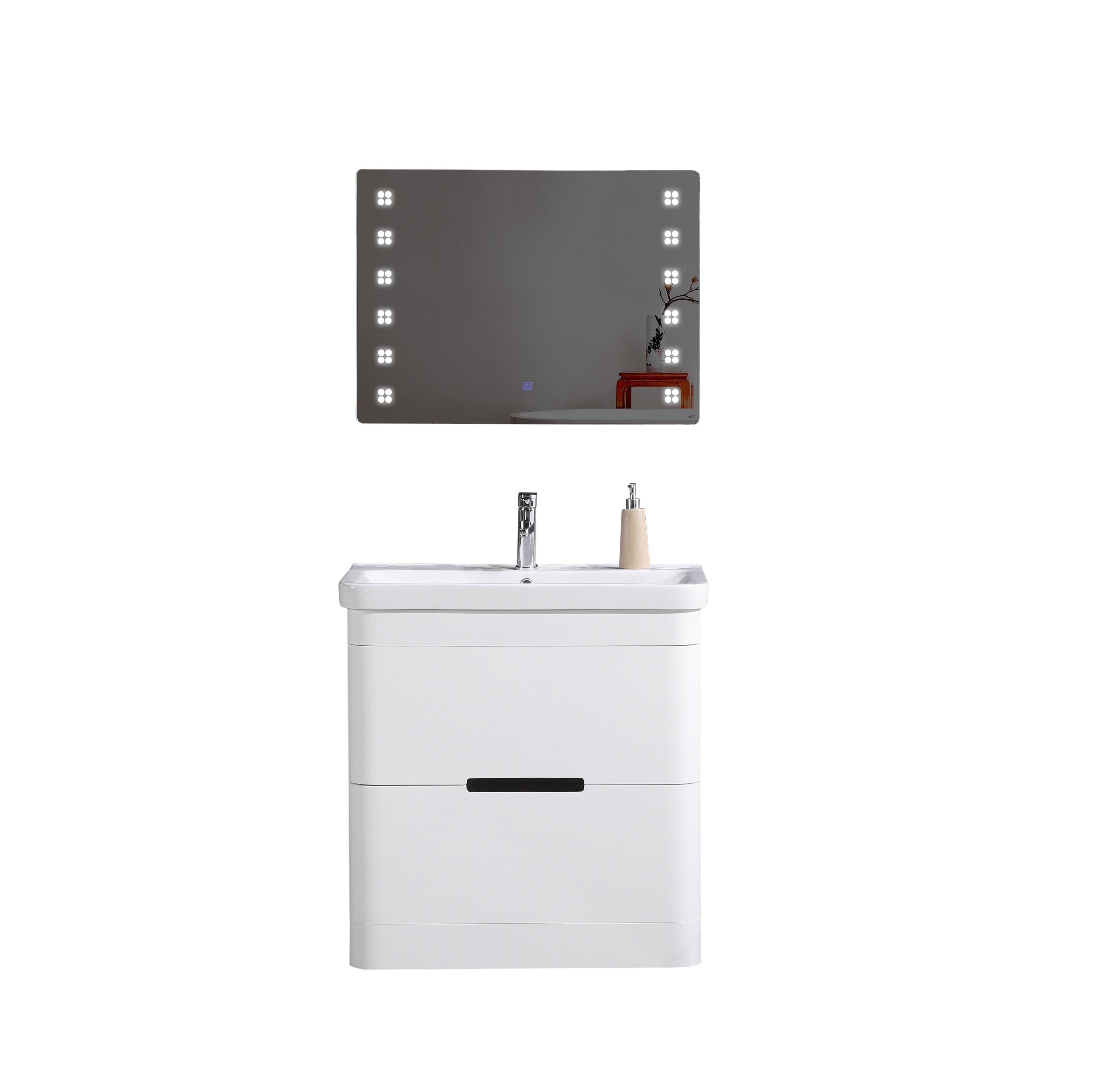 Legion Furniture 32" Bathroom Vanity with Led Mirror- Pvc - WT9329-32-PVC