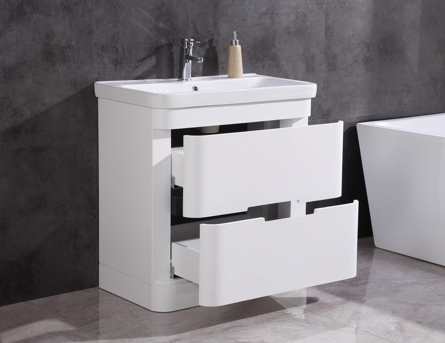 Legion Furniture 32" Bathroom Vanity with Led Mirror- Pvc - WT9329-32-PVC