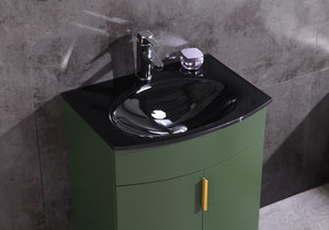 Legion Furniture 24" Vogue Green Bathroom Vanity - Pvc - WTM8130-24-VG-PVC