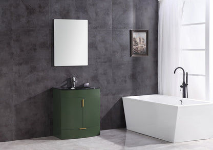 Legion Furniture 30" Vogue Green Bathroom Vanity - Pvc - WTM8130-30-VG-PVC