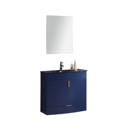 Legion Furniture 36" Blue Bathroom Vanity - Pvc - WTM8130-36-B-PVC