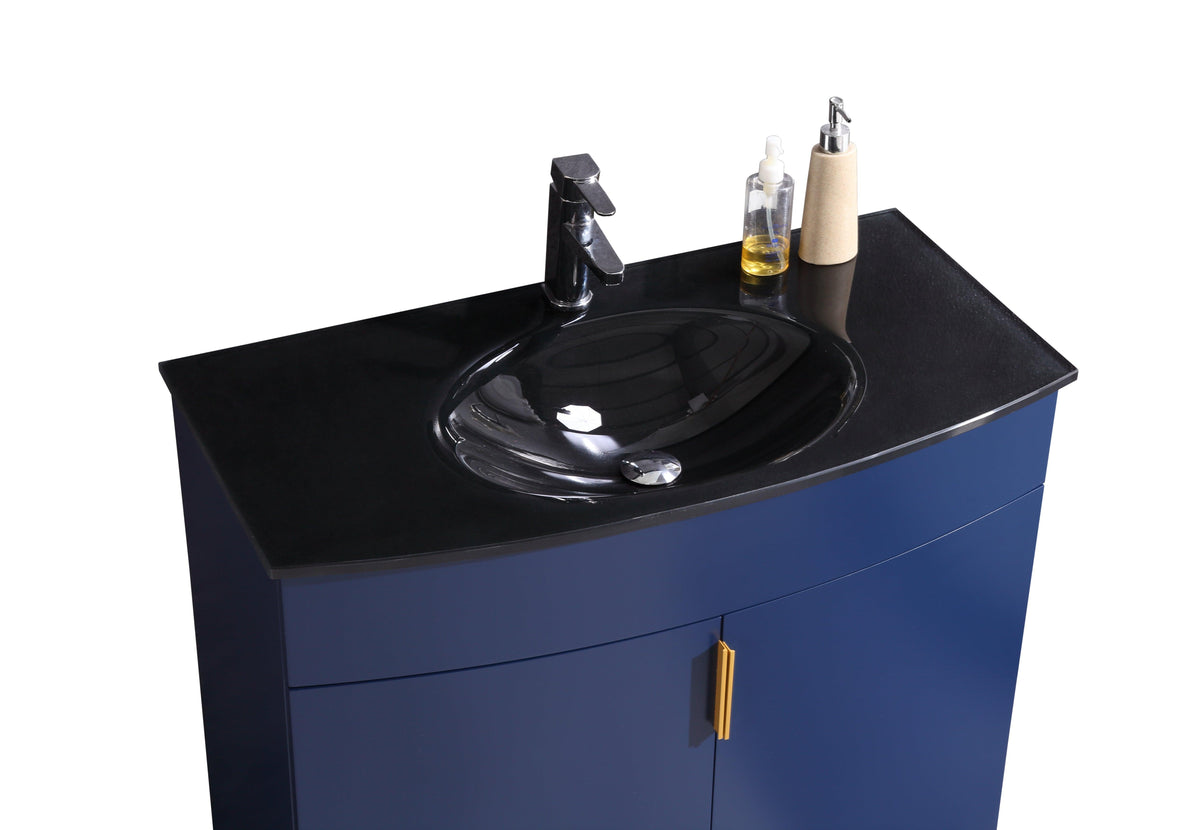Legion WTM8130-36-B-PVC 36" Blue Bathroom Vanity, Top
