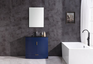 Legion Furniture 36" Blue Bathroom Vanity - Pvc - WTM8130-36-B-PVC