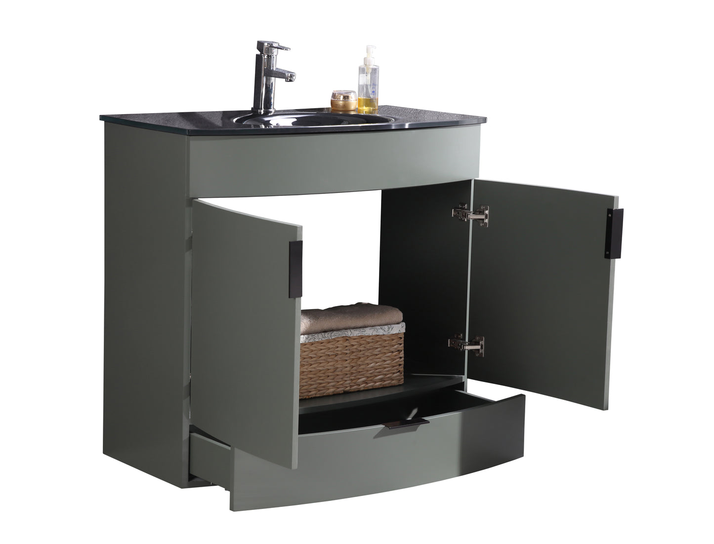 Legion Furniture 36" Pewter Green Bathroom Vanity - Pvc - WTM8130-36-PG-PVC