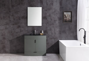 Legion Furniture 36" Pewter Green Bathroom Vanity - Pvc - WTM8130-36-PG-PVC