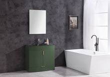 Load image into Gallery viewer, Legion Furniture 36&quot; Vogue Green Bathroom Vanity - Pvc - WTM8130-36-VG-PVC