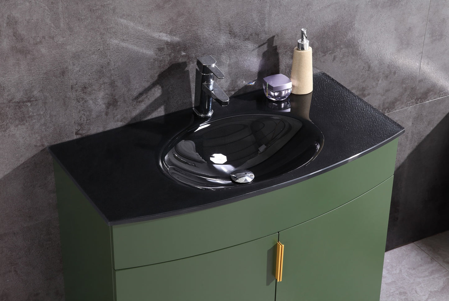 Legion Furniture 36" Vogue Green Bathroom Vanity - Pvc - WTM8130-36-VG-PVC