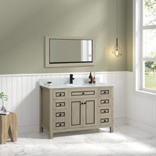 Load image into Gallery viewer, Legion Furniture 48&quot; Light Oak Finish Sink Vanity Cabinet with Carrara White Top - WV2248-O