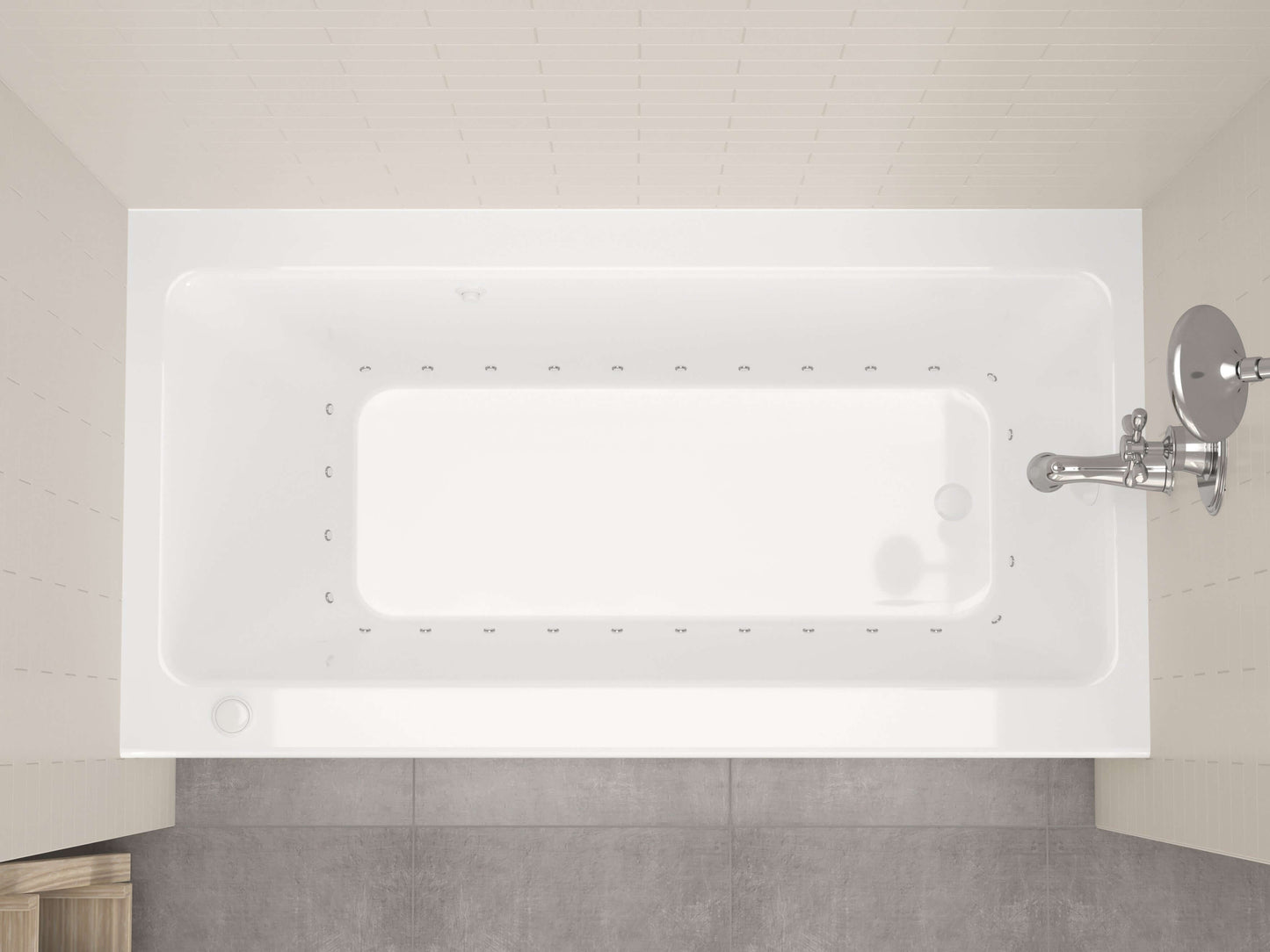 Atlantis Whirlpools Soho 30 x 60 Front Skirted Air Massage Tub