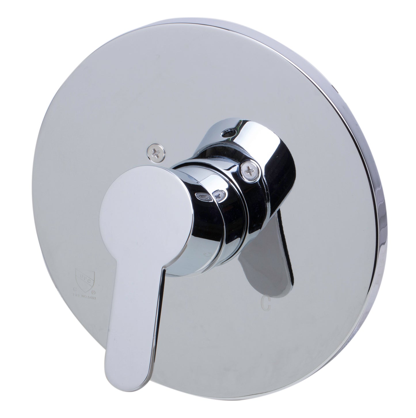 ALFI brand AB3001-PC Polished Chrome Shower Valve Mixer with Rounded Lever Handle