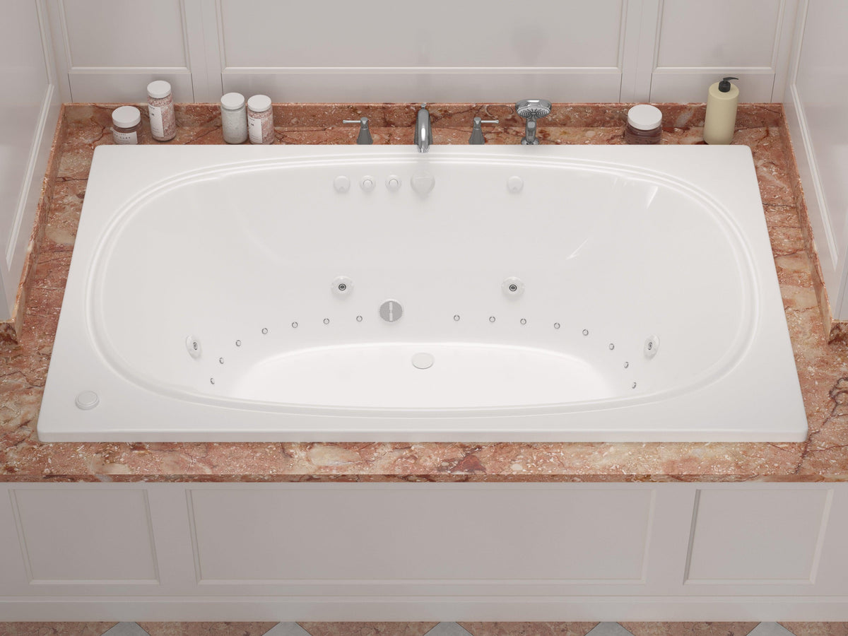 Atlantis Whirlpools Charleston 48 x 78 Rectangular Air & Whirlpool Jetted Bathtub