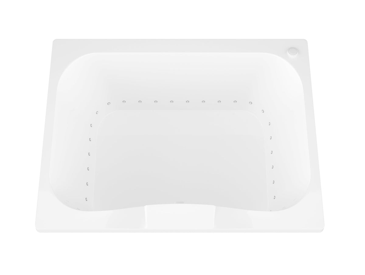 Atlantis Whirlpools Neptune 40 x 60 Rectangular Air Jetted Bathtub