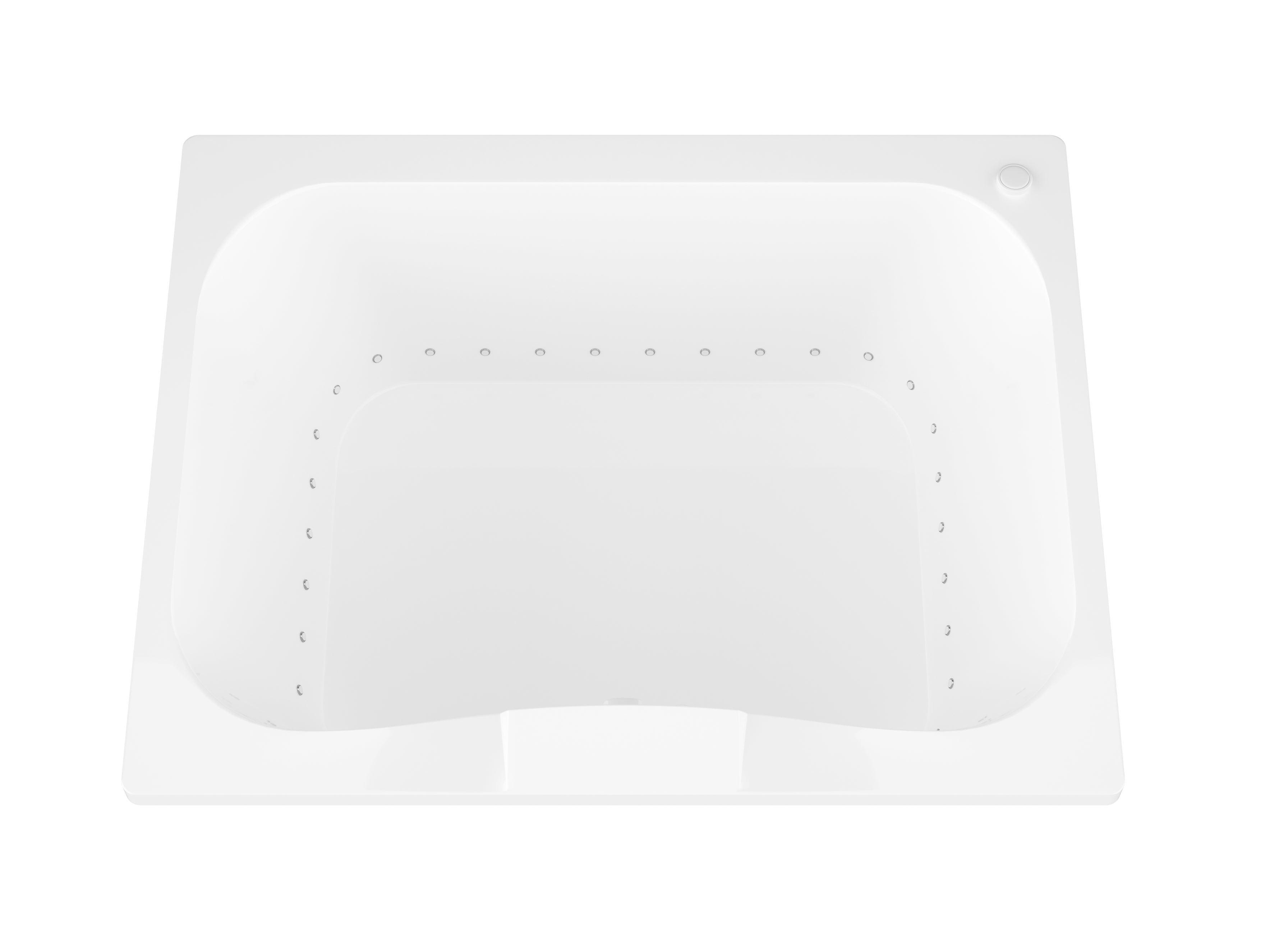 Atlantis Whirlpools Neptune 48 x 60 Rectangular Air Jetted Bathtub