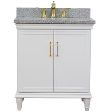 Load image into Gallery viewer, Bellaterra White 31&quot; Wood Single Vanity w/ Counter Top and Sink 400800-31-WH