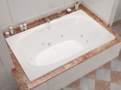 Atlantis Whirlpools Charleston 48 x 78 Rectangular Whirlpool Jetted Bathtub