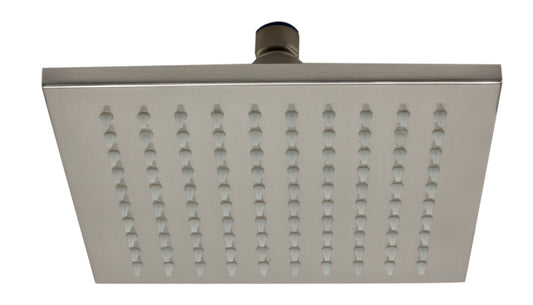 ALFI brand LED8S-BN Brushed Nickel 8" Square Multi Color LED Rain Shower Head