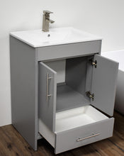 Load image into Gallery viewer, Volpa USA Pacific 24&quot; Modern Soft Grey Bathroom Vanity MTD-3124G-14 AO