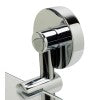 ALFI brand AB9548 Polished Chrome Corner Mounted Double Glass Shower Shelf Bathroom Accessory