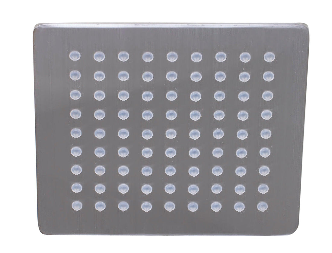 ALFI brand RAIN8S-BSS Solid Brushed Stainless Steel 8" Square Ultra Thin Rain Shower Head