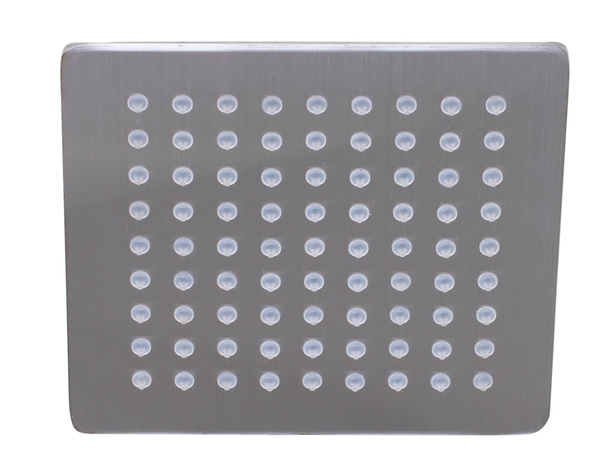 ALFI brand RAIN8S-BSS Solid Brushed Stainless Steel 8" Square Ultra Thin Rain Shower Head