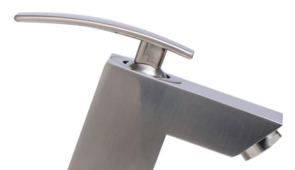 ALFI brand AB1628-BN Brushed Nickel Single Lever Bathroom Faucet