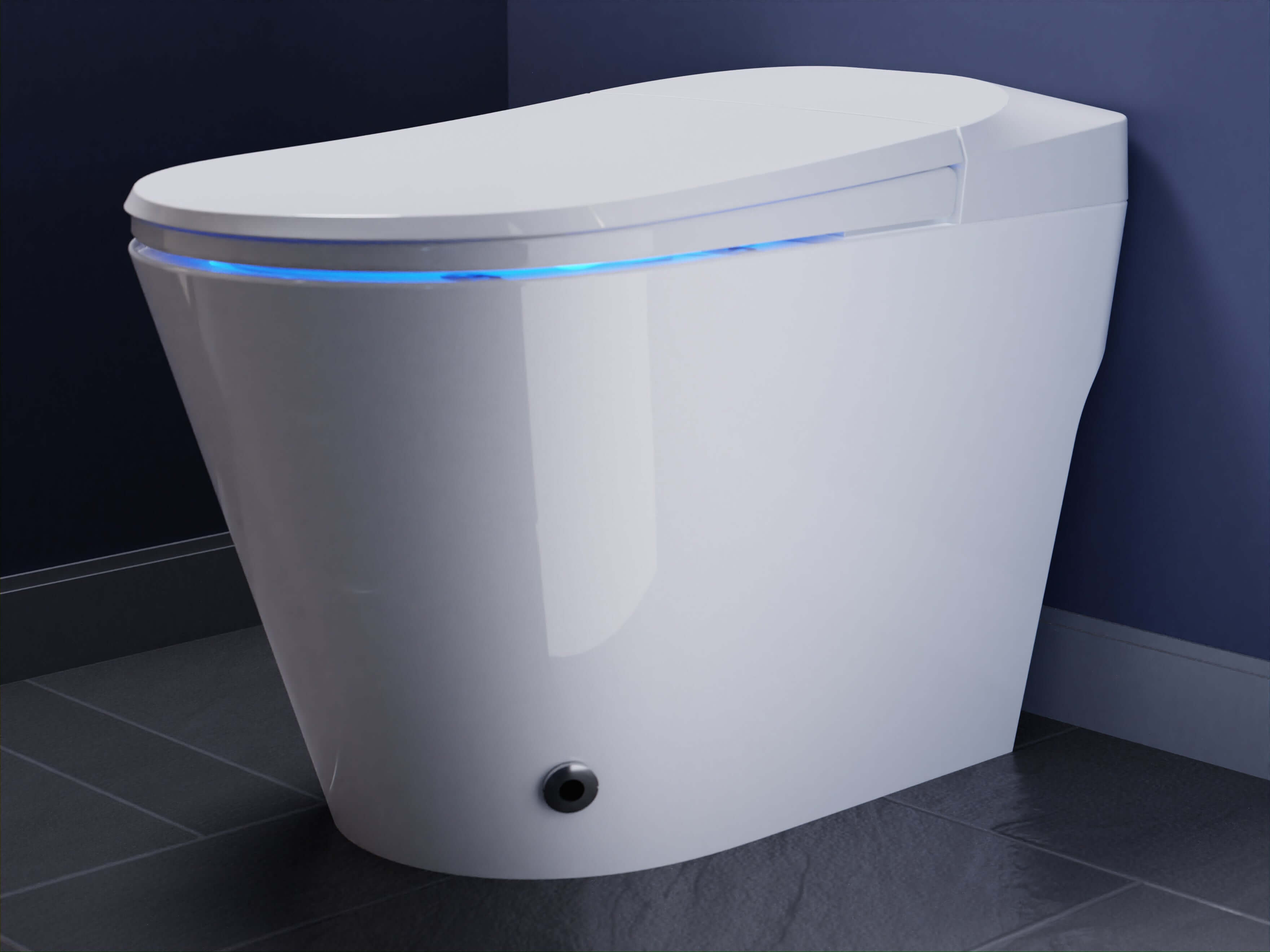 ENVO Echo Elongated Smart Toilet Bidet in with Auto Open, Auto Close, Auto Flush, and Heated Seat