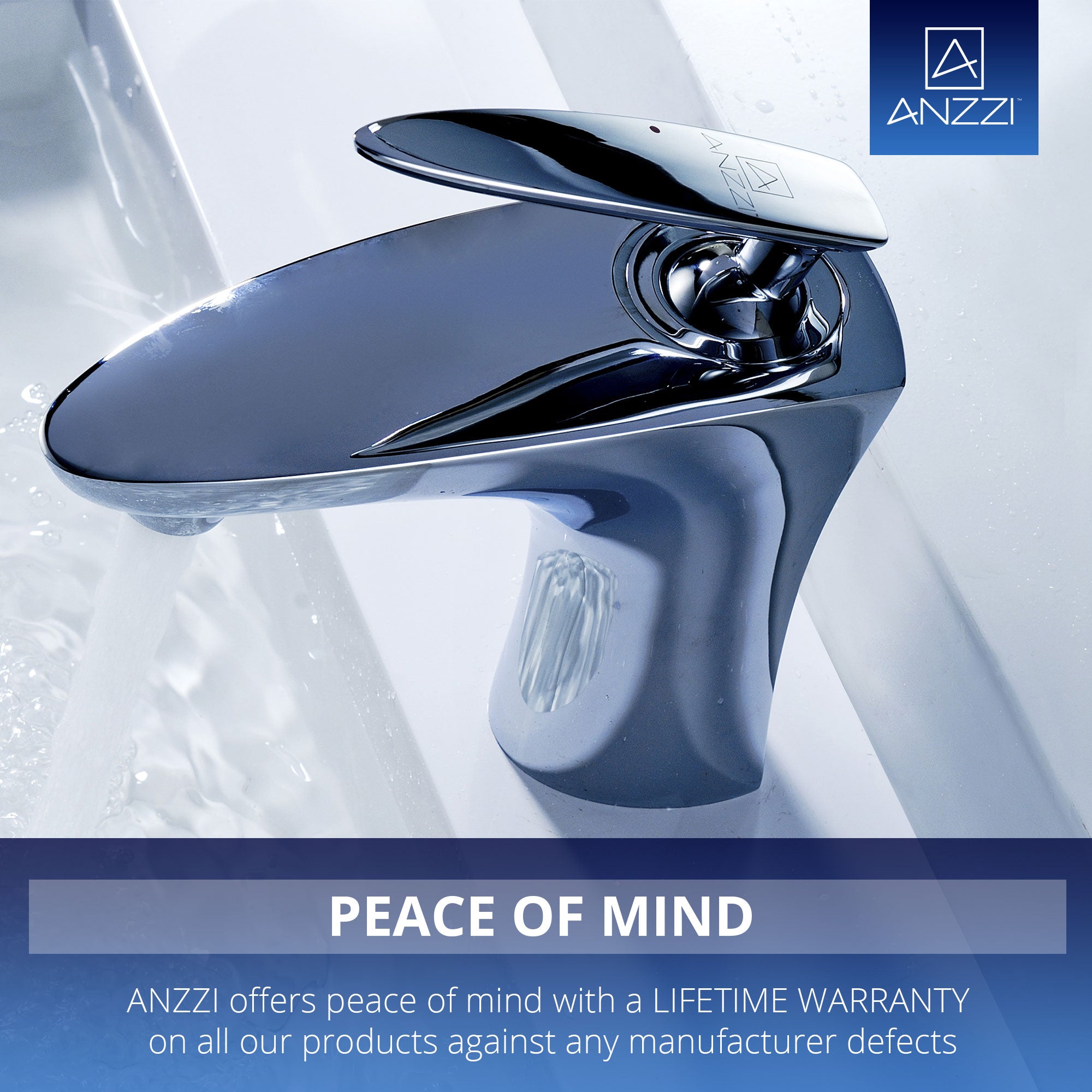 Tone Series Single Hole Single-Handle Low-Arc Bathroom Faucet in Polished Chrome