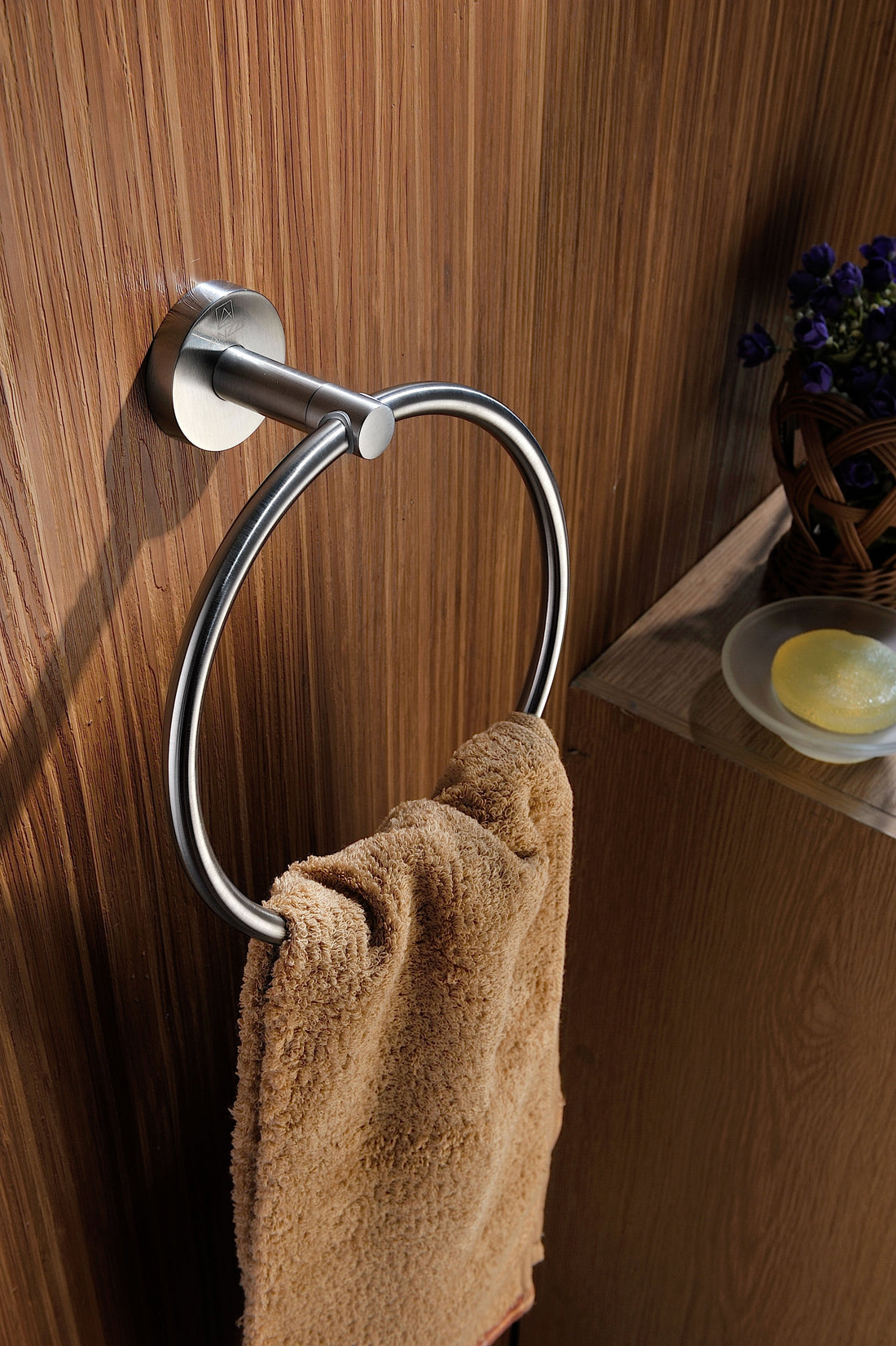 Caster Series Towel Ring