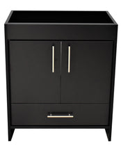 Load image into Gallery viewer, Rio 30&quot; Vanity Cabinet only Black front